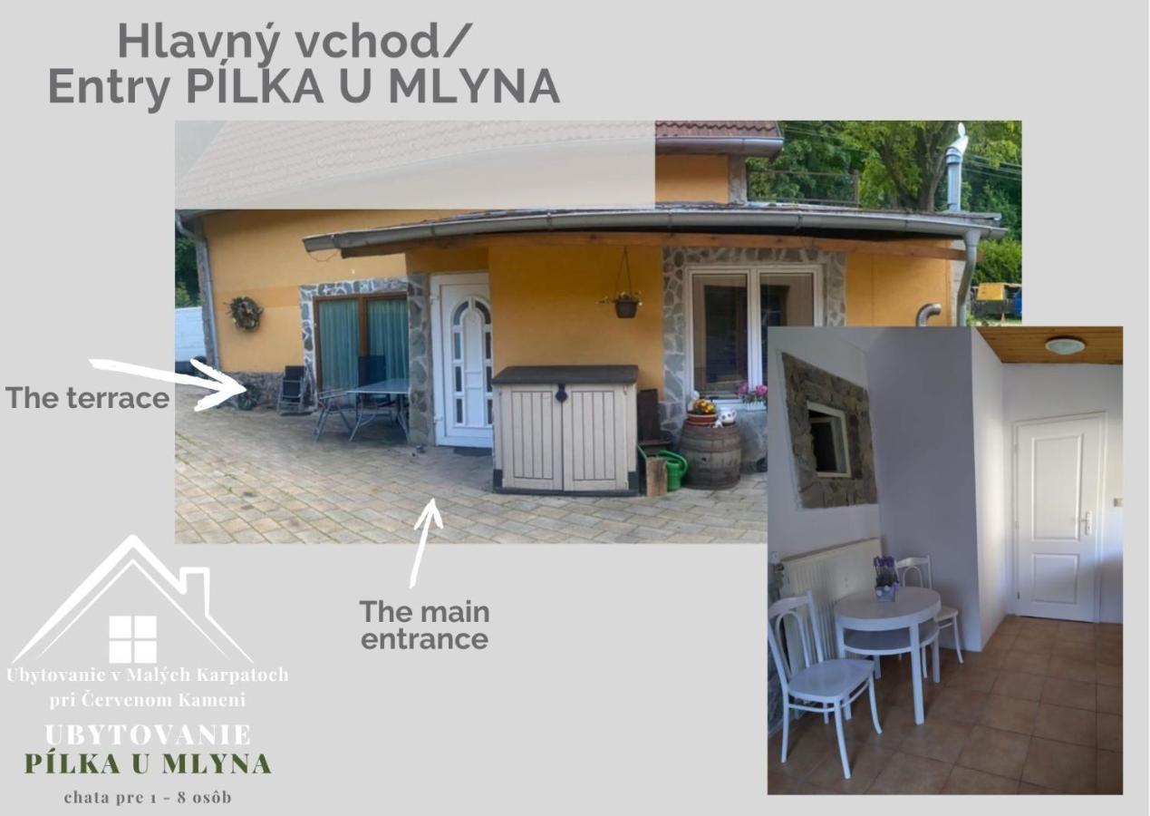 Ubytovanie Pod Cervenym Kamenom Male Karpaty Pila  Екстериор снимка