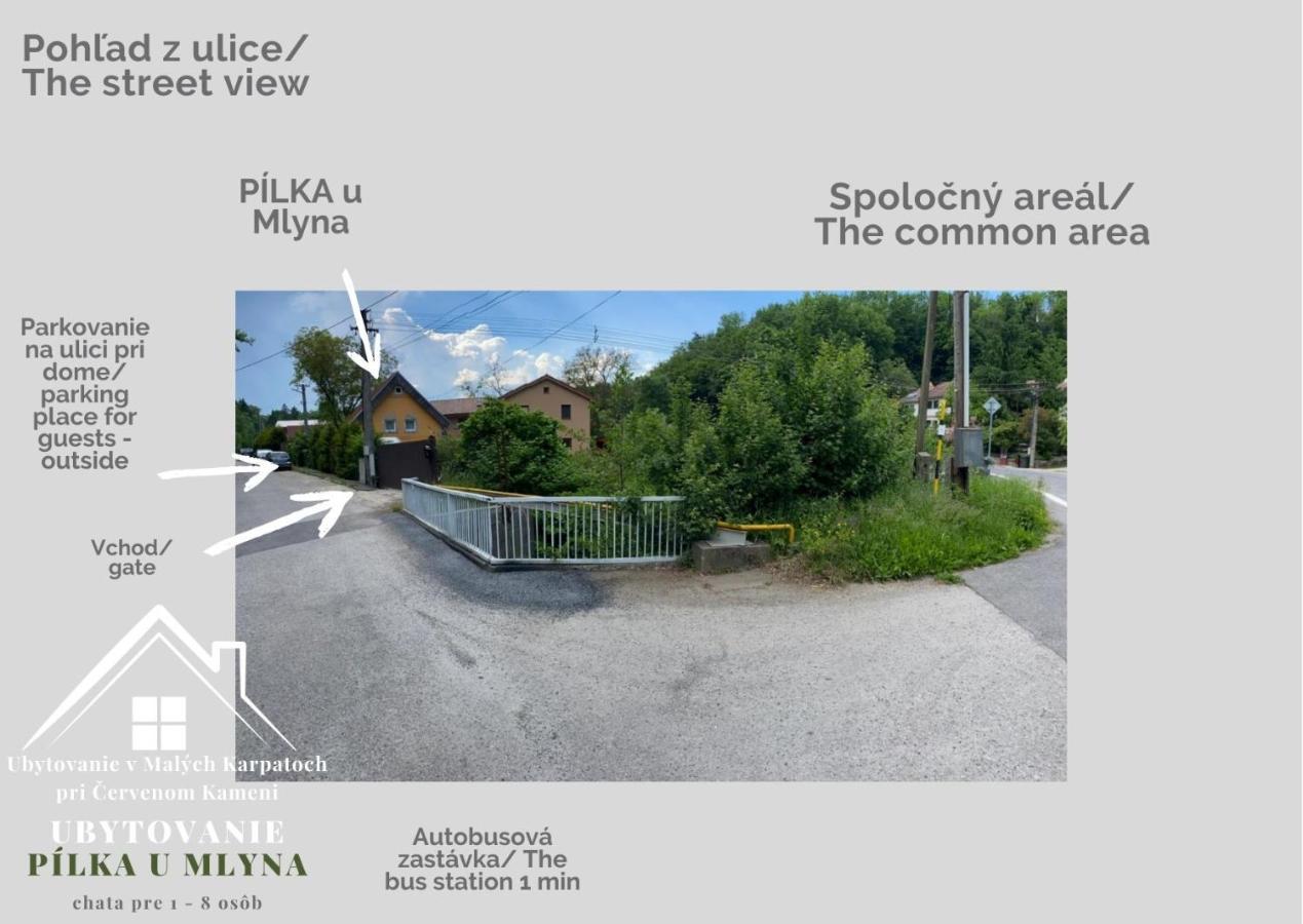 Ubytovanie Pod Cervenym Kamenom Male Karpaty Pila  Екстериор снимка